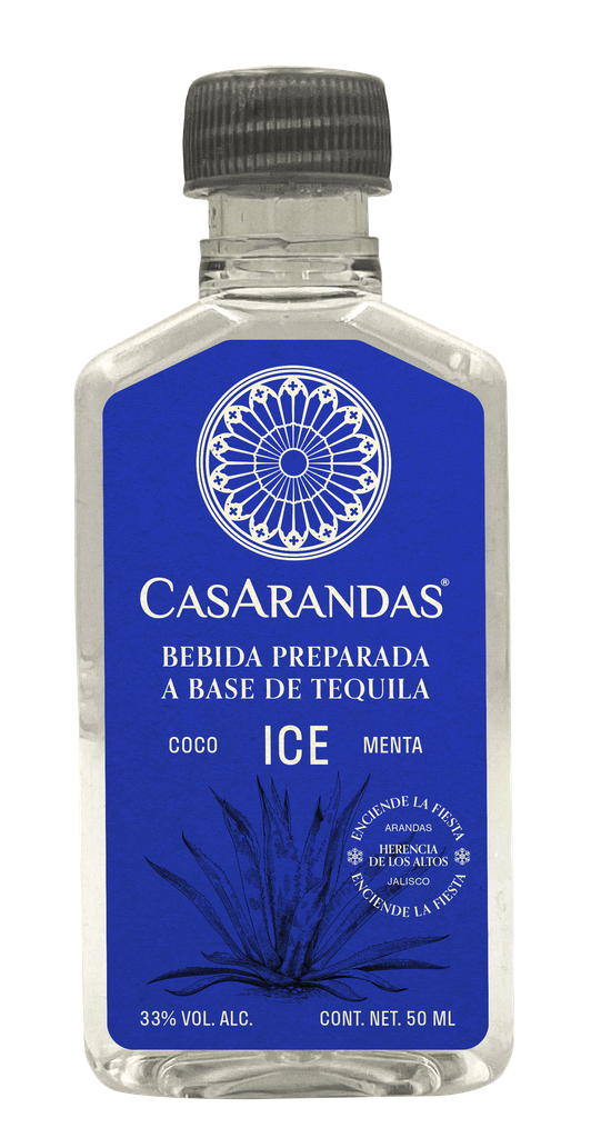 "ICE" CASARANDAS-12 piezas (Licor de Agave)(50ml c/u) Total 600ml